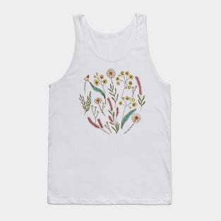 Bedtime tea calming herbs in mint green Tank Top